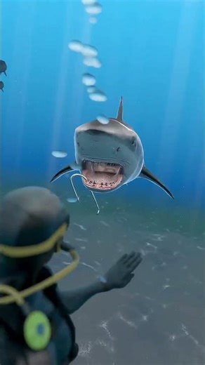 The Diver Who Pulled Hooks From Sharks 😮 | Brave Ocean Story Hindi #shorts