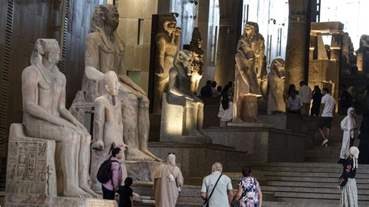 Grand Egyptian Museums in Kairo: Empfang im neuen Reich der Pharaonen