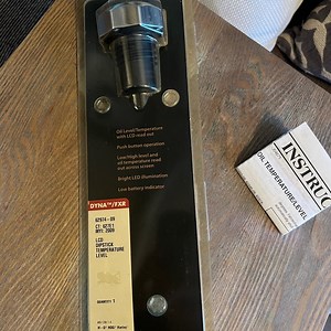 Harley-Davidson Dipstick Temperature Level - Black and Silver