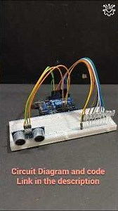 Ultrasonic Distance Indicator using LEDs |Arduino UNO #arduino#tech#feed#project#arduinouno#robotics