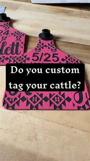 15 reactions | Do you custom tag your cattle?! When we bought Stella,...