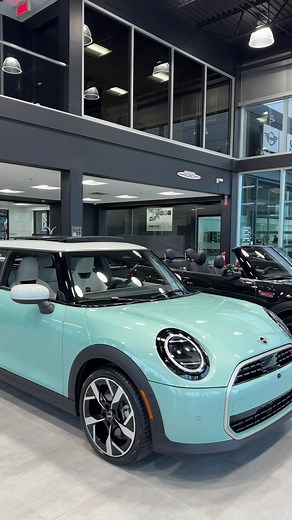 Look at this new MINI Cooper 2025 ! 🩵 #mini #minilife #mymini #minidealer #minimontreal #minilove #minicooper #2025