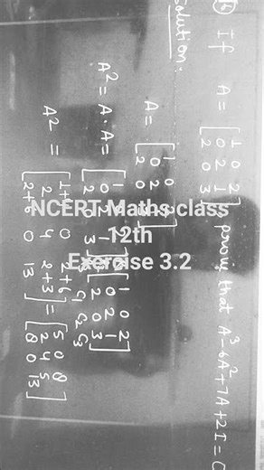 NCERT Maths class 12th solved