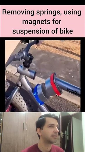 Bike Suspension with magnets