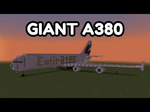 I Built a 1:1 Scale A380 in Minecraft