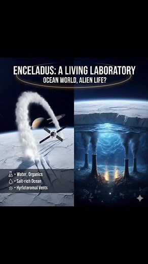 The Secret Ocean of Enceladus: A Hidden World That Could Host Life Description: When the Cassini spacecraft discovered icy geysers erupting from Saturn’s moon Enceladus, it revealed a global subsurface ocean with the ingredients for life. Explore one of the most exciting targets in the search for life beyond Earth. #Enceladus #Space #Astrobiology #Enceladus #CassiniMission #SaturnMoon #HiddenOcean #Astrobiology #SpaceExploration #NASA #ExtraterrestrialLife #IceMoon #SolarSystemSecrets. Enceladus