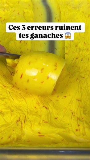 3 erreur avec les ganaches