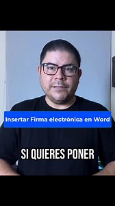 12K views · 208 reactions |  Aprende a Insertar una Firma electrónica en un documento de Word. | EXCELeINFO | Facebook
