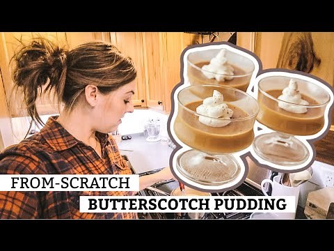 Make Butterscotch Pudding FROM SCRATCH | Homestead Kitchen