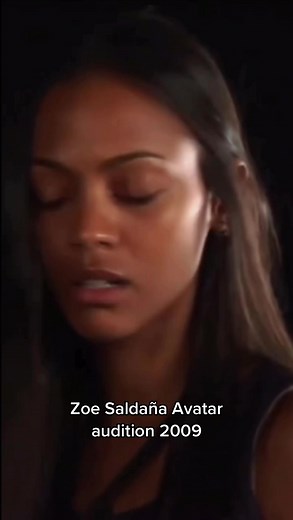 Zoe Saldaña Avatar audition 2009 #avatar #zoesaldana