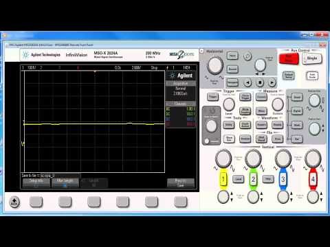 How to Save All Available Trace Data to a USB Flash Drive on InfiniiVision X-Series Oscilloscopes