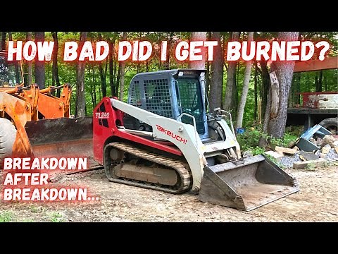 I spent $28,000 on this machine sight unseen!! (Takeuchi Track Loader TL240)