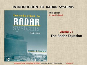 Third Edition By : Merrill I. Skolnik - SlideServe