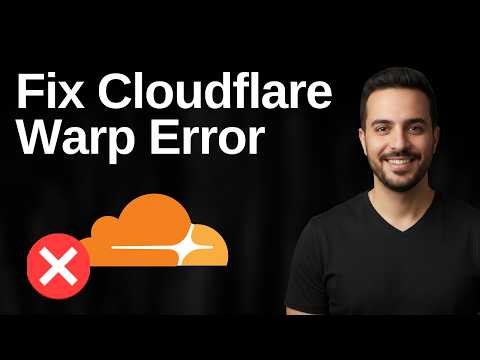 How To Fix Cloudflare Warp Disconnected (2026 Easy Guide)