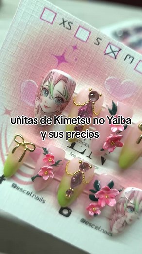 Uñas de Kimetsu no Yaiba en Guatemala con Envío
