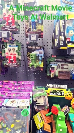 A Minecraft Movie Toys At Walmart