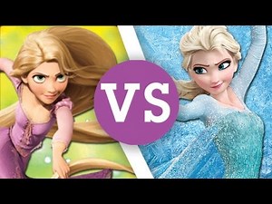 Elsa VS Rapunzel - Frozen Fun or Tangled Tales?