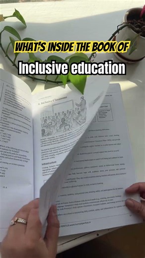 What's inside the booklet of Inclusive Education?