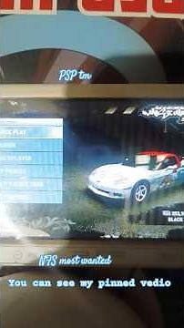 NFS most wanted PSP tm game 🎮 2007