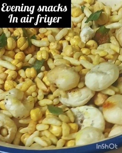 yummy healthy evening snacks in airfryer