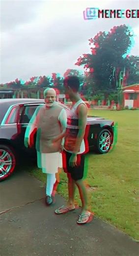 Hand Shake With Modi Ji❤❤❤ | Al CreativeEdit | Shorts
