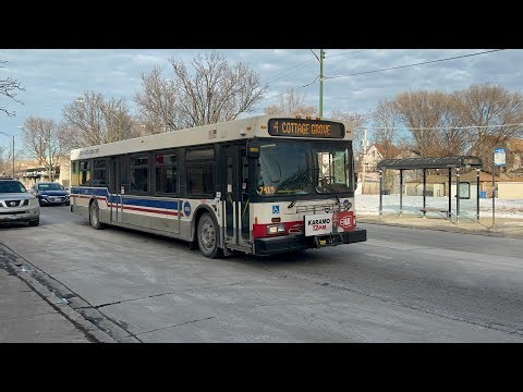 CTA Bus Ride 4 Cottage Grove From Roosevelt/Michigan To 75th Street CTA New Flyer D40LF 2007 #1317
