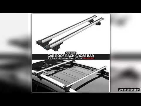 Universal 472Inch Car Roof Racks Cross Bars Crossbar Luggage Carrier Antitheft Ultra Compact