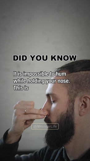 Try Humming While Holding Your Nose – Fun Fact!