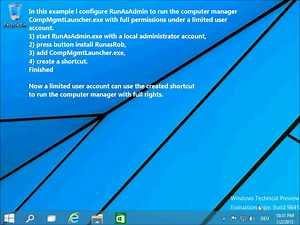 Run application under system account and bypass the UAC