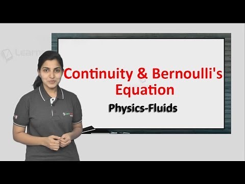 Simple trick to understand Continuity & Bernoulli's Equation. JEE Physics XI Fluids