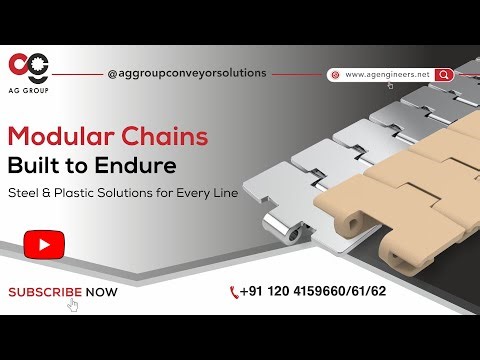 Stainless Steel vs Plastic Slat Chain Conveyor | AG Group Conveyor Solutions