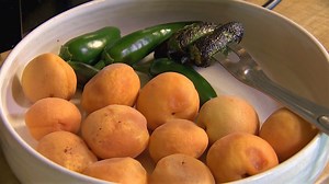 Chef Tom Douglas demonstrates what you can do to save overripe apricots