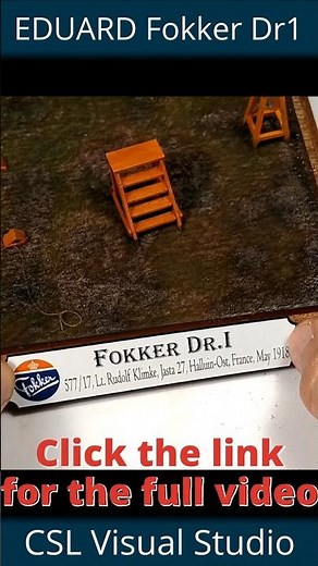 Fokker Dr1 diorama plaque #fokker #scalemodel #eduard #aviation #hobby