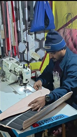 Car Seat Cover joint stitching tutorial fast stitching technical #ussewtips #sewingtips #shorts