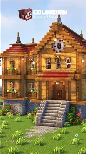 Minecraft | Mansion 🏡 #minecraft #minecraftbuilding #tutorial #howtobuild
