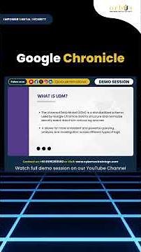 Ready to learn more about Google Chronicle? Check out the full demo on our YouTube channel now!