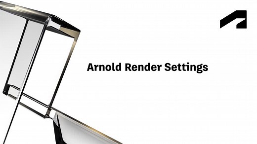 Arnold render settings | Autodesk