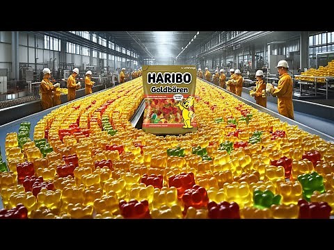 Inside Haribo Candy Factory: How Millions of Gummy Bears Are Made Every Day