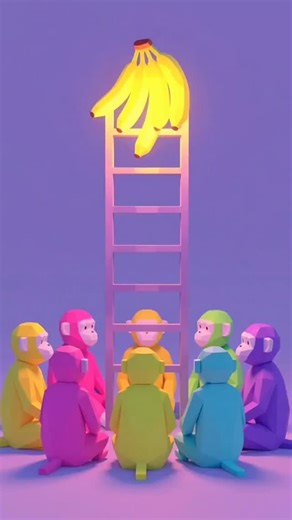 𝗦𝗧𝗢𝗜𝗖𝗦° | The Monkey and Ladder Experiment Explained 📄 Description What happens when behavior is passed down without reason? The monkey and ladder... | Instagram
