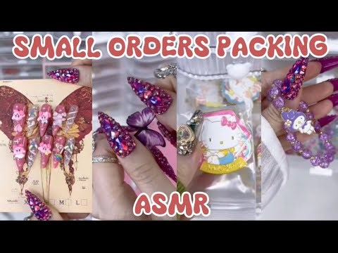 SMALL ORDERS PACKING 😻❤️(ASMR)||SMALL BUSINESS