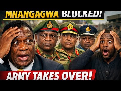 BREAKING NEWS‼️ MNANGAGWA BLOCKED🔴 GENERALS DEMAND POWER — IT’S OVER‼️