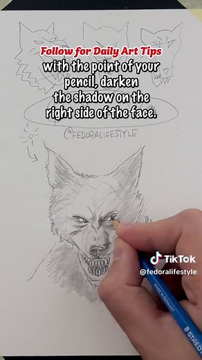 How to draw a werewolf. Please follow! #fyp #foryou #foryoupage #art #creative #viral #howtodraw #arttutorial #artlessons #drawing #tutorial #werewolf