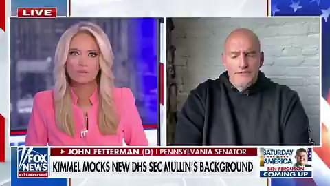 🚨 JUST IN: Sen. John Fetterman FIRES BACK at Jimmy Kimmel mocking DHS Sec. Markwayne Mullin once being a plumber"I just wouldn't engage in that kinds of SNIPING.I don't. So for me it's like this is the pick of the president, that's his prerogative!""Now it used to be like unheard to actually vote against one of our colleagues. We don't have to agree on him or her on all these policies, but that's just the way it used to be in the past.""So again, he's been my friend. And another thing, he and I