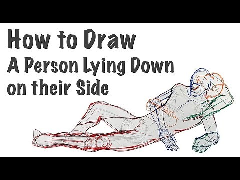 How to Draw a Person Lying Down on their Side
