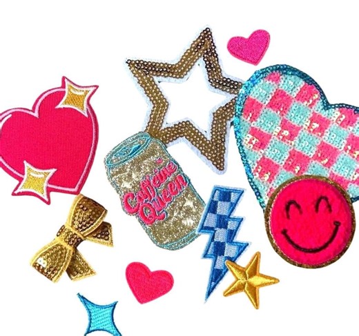 Caffeine Queen Iron on Patch: Energy Drink Lover Gift - Etsy