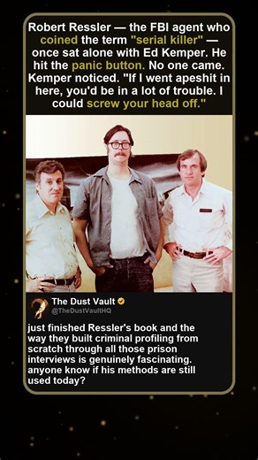 FBI Agent Robert Ressler Trapped Alone With Ed Kemper