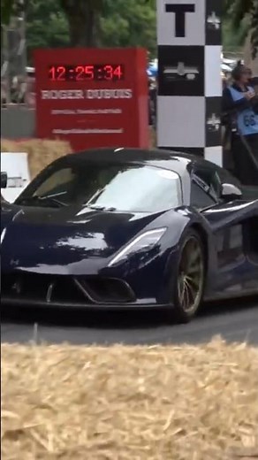 1817hp Hennessey Venom V5 Hard Acceleration. Goodwood Festival of Speed