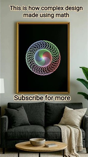 This is how complex design made using math 😎