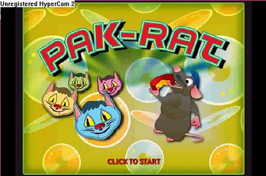 The Game: Pak-Rat!!! As Seen On iCarly!