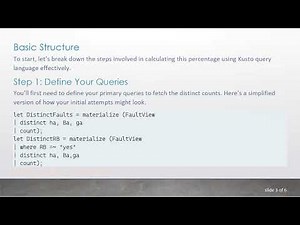 Mastering Kusto Queries: How to Calculate Percentages from Count Results